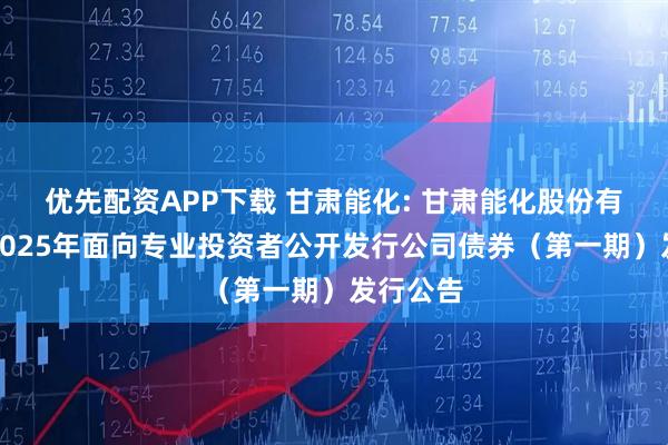 优先配资APP下载 甘肃能化: 甘肃能化股份有限公司2025年面向专业投资者公开发行公司债券（第一期）发行公告